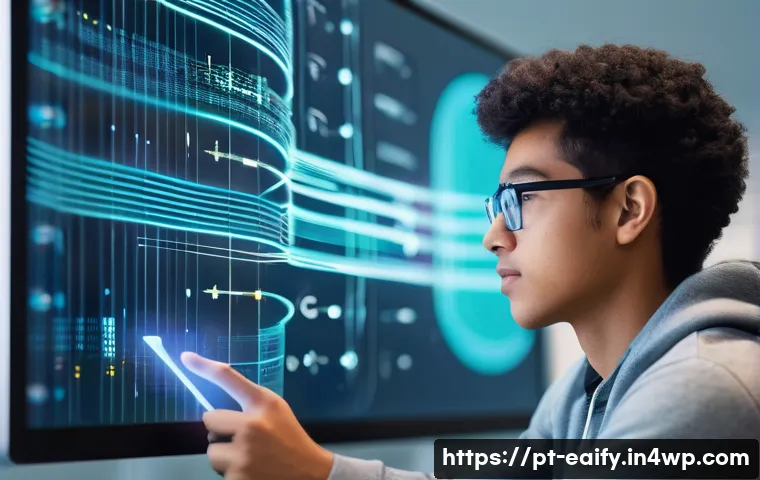 자기 교정 학습 프로세스의 새로운 접근 방식 - **Prompt:** A young adult student, around 18-25 years old, with a diverse background, sits comfortab...